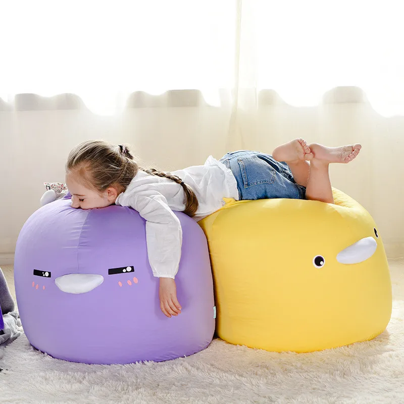

Comfy Lazy Sofa Bean Bag Chair Kids Recliner Chair with Filler Floor Pouf Puff Couch Tatami Sofa Bedroom Living Room Furniture