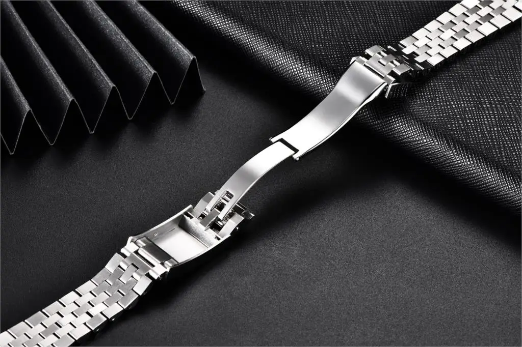 

PAGANI DESIGN Original For PD1661,PD1662.PD1651 Watch 316L Stainless Steel Band Strap Jubilee Bracelet Width 20MM, Length 220MM