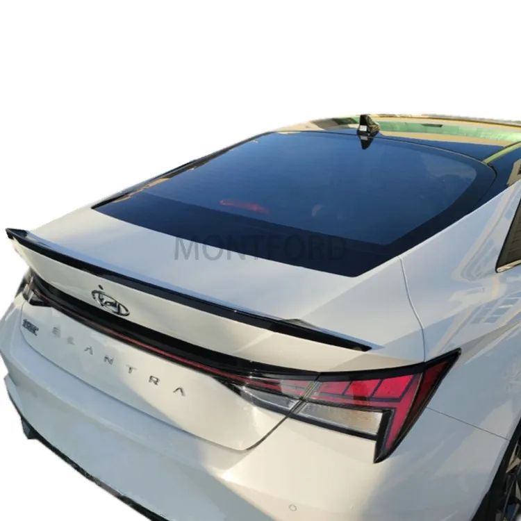 for Hyundai Elantra Avante CN7 2020 2021 ABS modified rear wing original style without perforation exterior auto parts spoiler