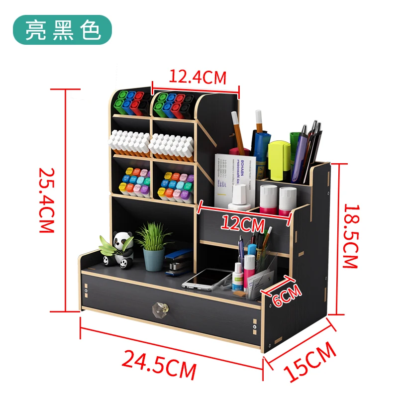 

pen holder organizer Storage Box Modern Student Desktop Pen Rack Office Supplies Multi-functional Large-capacity Creative