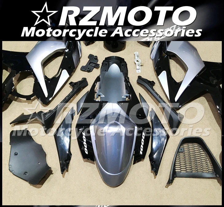 

4 Gifts New ABS Motorcycle Fairing Kit Fit for Suzuki GSX-R1000 2005 2006 GSXR1000 05 06 Bodywork set Custom Black Gray