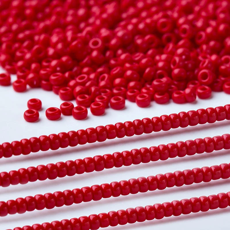 

Taidian Miyuki круглые бусины 11/0 Непрозрачный Vermilion красный 407 Бохо для ткацкого станка Бисероплетение родной художник 2 мм 10 г/20 г/пакет