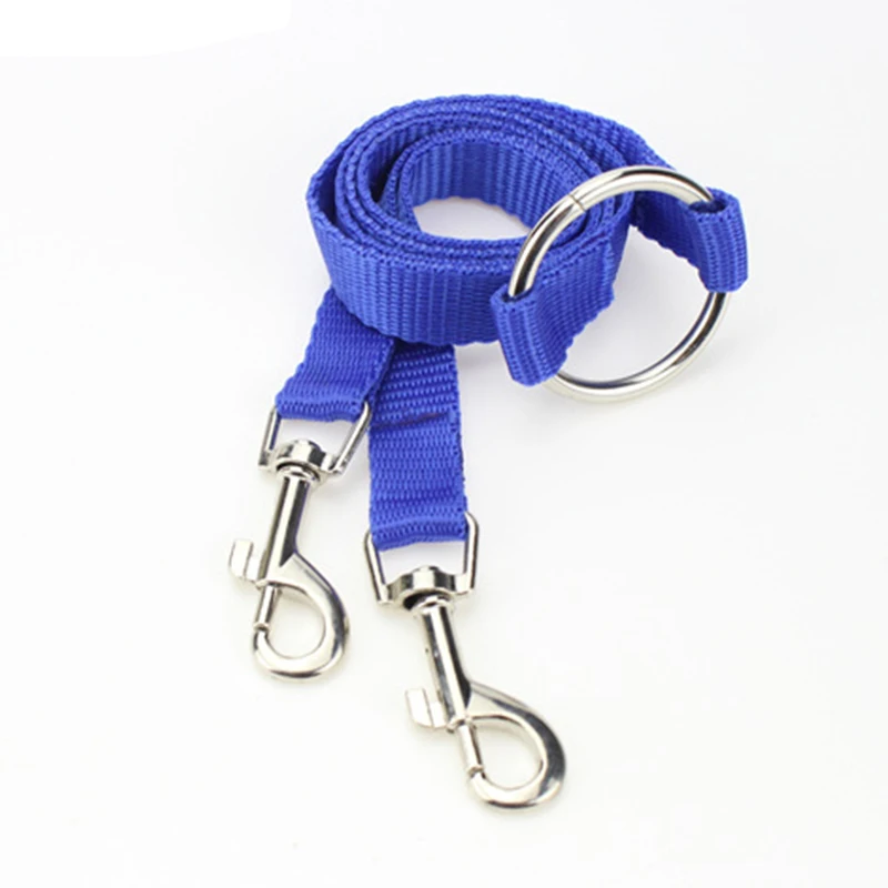 Нейлоновый Поводок для собак два небольших Щенок Кот муфта двойной поводок