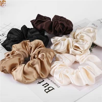 elastic hair bands pure color rubber band hair accessories 2019 gum for hair ponytail rubber bands holder casual home headdress
