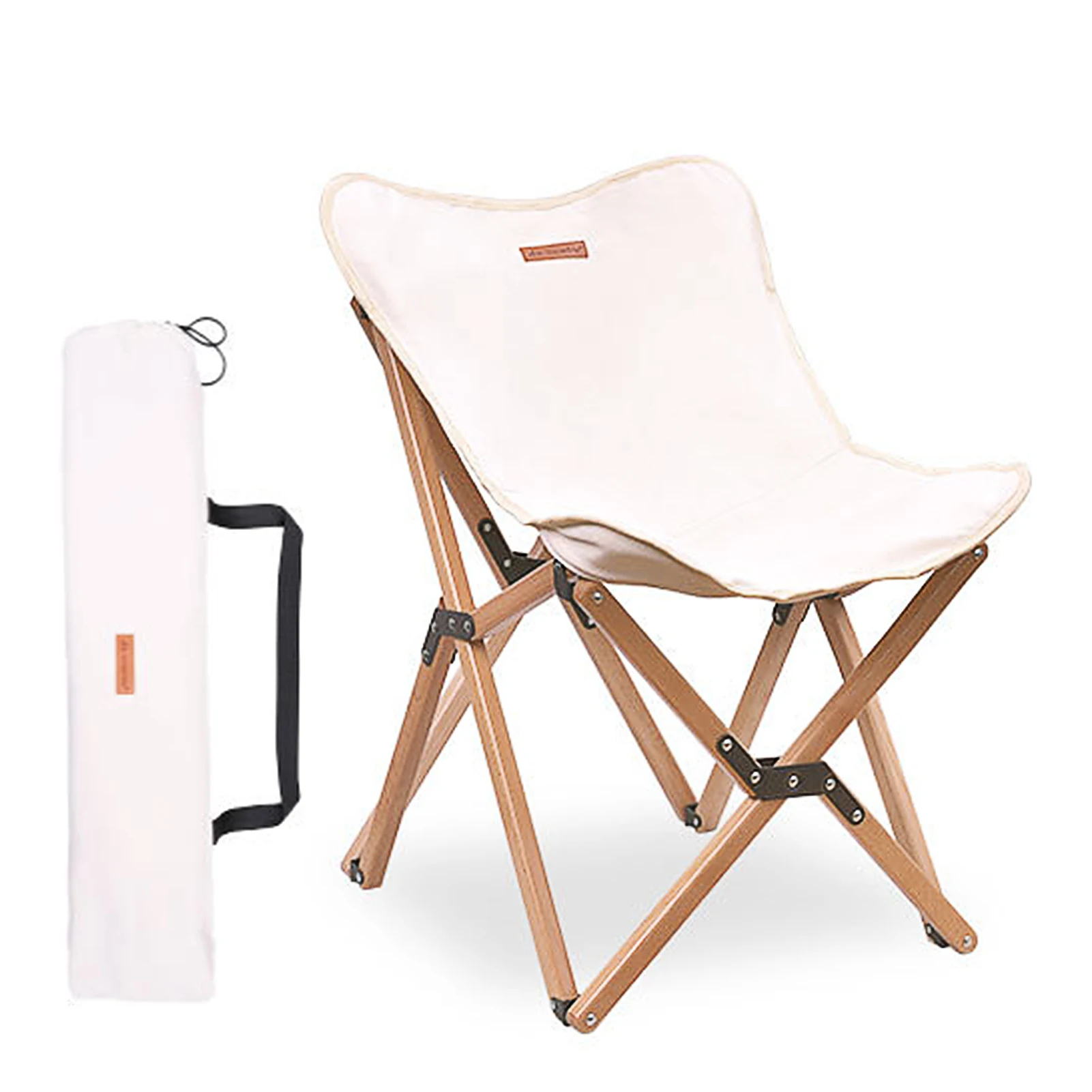 구매 ShineTrip 휴대용 접는 의자 야외 나무 의자 캠핑 하이킹 해변 피크닉 바베큐 여행을위한 스토리지 가방과 캠핑 의자