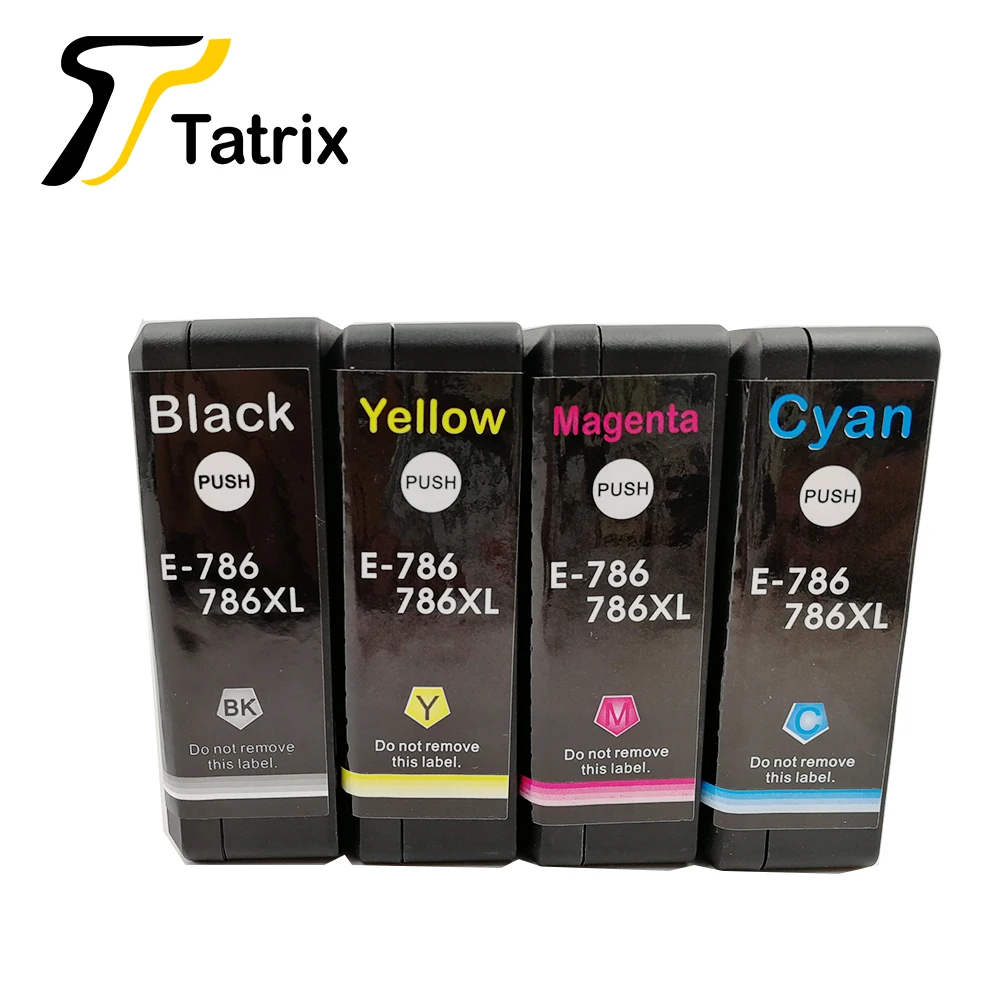 Чернильный картридж Tatrix T786 T7861 T786XL совместимый для струйного принтера Epson WorkForce Pro