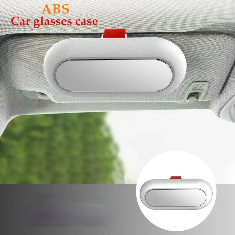 

Car Sunglasses Holder Interior Auto Sun Visor Sun Glasses Box Universal