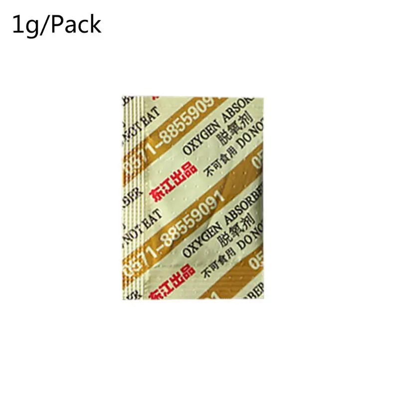 

100 Bags Deoxidant 30cc Oxygen Absorbers for Mooncake Long Term Food Grade Storage Saver CO2 Absorber