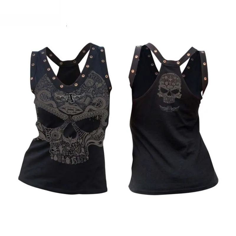 2019 Летняя мода винтажная черная Роза женская футболка сексуальная рукав черепа
