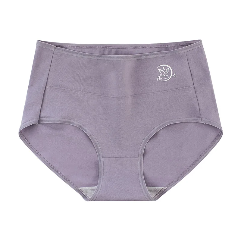 

1pc/2pcs L~2XL Antibacterial Panties High Waist Briefs Women's Lingerie Breathable Underpants Cotton Underwear Female Intimates