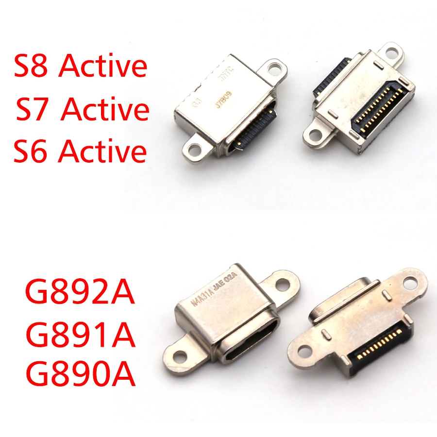 2 шт. для Samsung Galaxy S8 Active G892A / S7 G891A S6 G890A Тип C USB порт зарядки разъем Jack|Шлейфы
