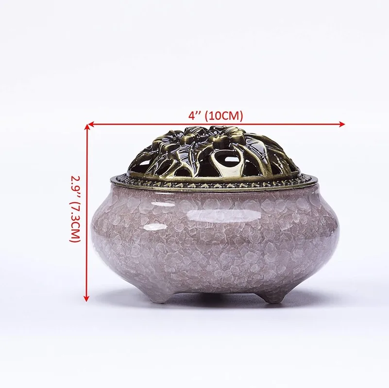 Благовония n Wish набор фарфоровых благовоний с трещинами буддийская печь Zen для