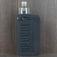 silicone case for voopoo drag max kit vape texture cover protective anti slip rubber sleeve shield wrap skin 1pcs