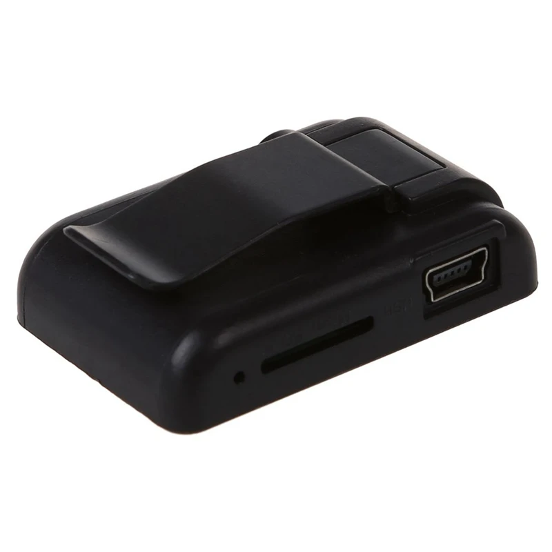 2x мини зеркальный зажим USB цифровой Mp3 музыкальный плеер Поддержка 8 Гб SD TF карта