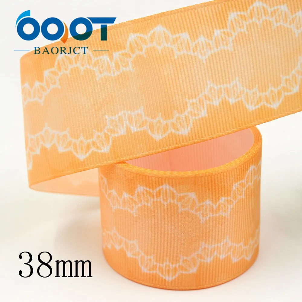 OOOT BAORJCT I-19822-1957 38 мм 10 ярдов Цветок тепловой передачи печатных корсажные ленты