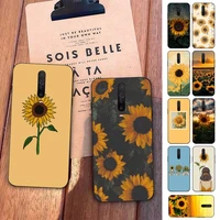 toplbpcs cute summer daisy sunflower floral flower phone case for redmi 5 6 7 8 9 a 5plus k20 4x s2 go 6 k30 pro