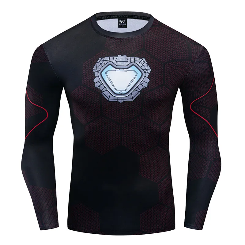 Мстители Железный человек Супермен 3D печатных футболка мужская Marvel Homme фитнес