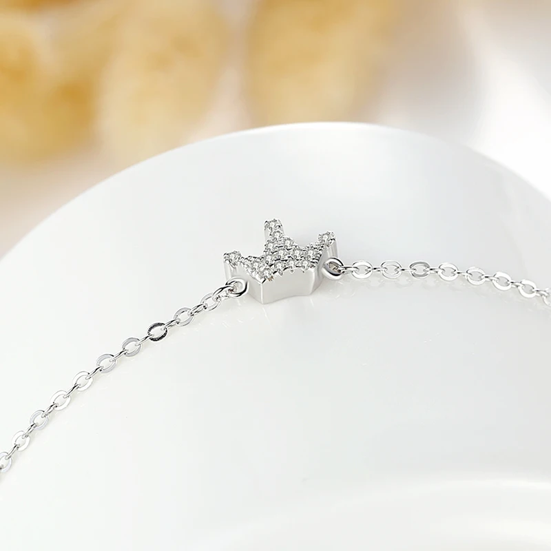 Женский браслет из серебра 925 пробы с фианитом|Гибкие и жесткие браслеты| |