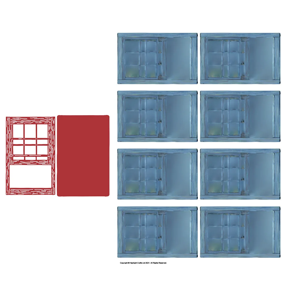 

New Diy Crafts Molds By the Windows Reflections Metal Cutting Dies Scrapbooking Diary Paper Album Greeting Card Ornament Parts