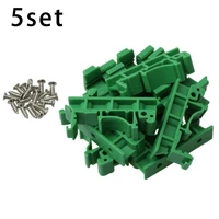 5 pcs drg 01 pcb din 35 rail adapter mounting adapter circuit board bracket holder carrier clips pcb bracket panel mounting base