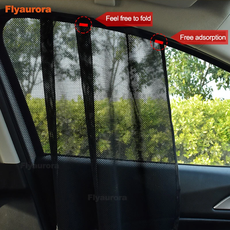 Магнитное притяжение автомобильное окно тени невидимая занавеска