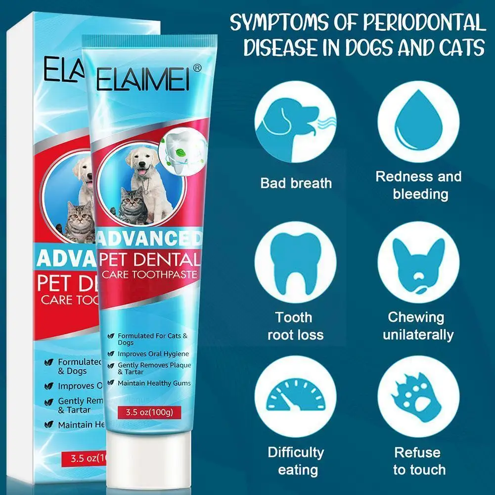 

Pet Dog Peppermint Toothpaste Dogs Healthy Edible Toothpaste Brush For Finger Care Supplies Pets Teeth Care Up Tooth B B4y7