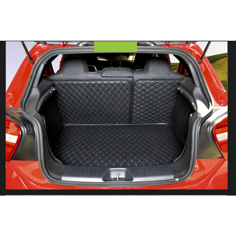 3D кожаный коврик для багажника автомобиля подкладка груза чехол mercedes benz A180 A200 A260