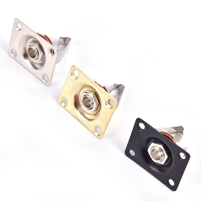 1 шт. квадратный Стиль Гитара Бас разъем вход/выход для электрогитары|Детали и