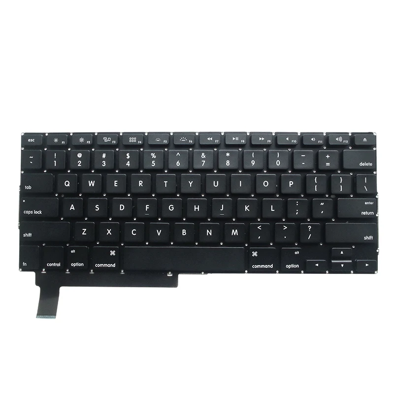Черный новинка для APPLE MD103 MD104 MD318 MD332 MC118 MC723 MB471 Клавиатура ноутбука на английском