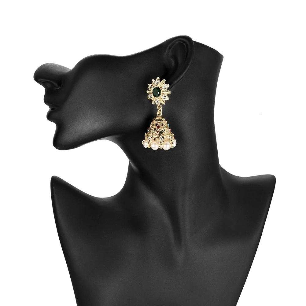 Brinco серьги античные Jhumki Jhumka висячие серьги этические племенные ювелирные изделия Ближний Восток Ретро Национальный стиль колокол