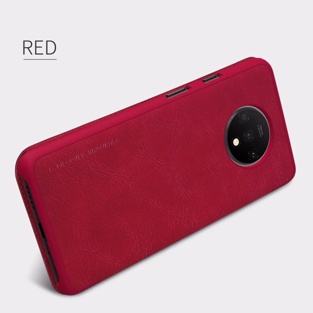 Кожаный чехол для Oneplus 7T Nillkin QIN, защитный флип-чехол для Oneplus 7T Pro One plus 7T
