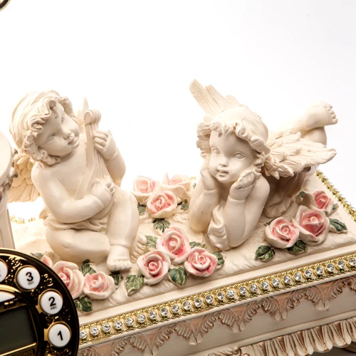 Старинный стационарный телефон старинный проводной Купидон Европейский