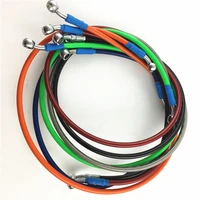 motorcycle braided brake clutch oil hoses lines pipes cables 50cm 220cm motorcycle bike for