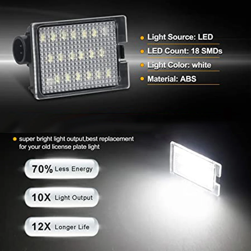 Автомобильный светодиодный номерной знак светильник лампы для Dodge Durango 2014