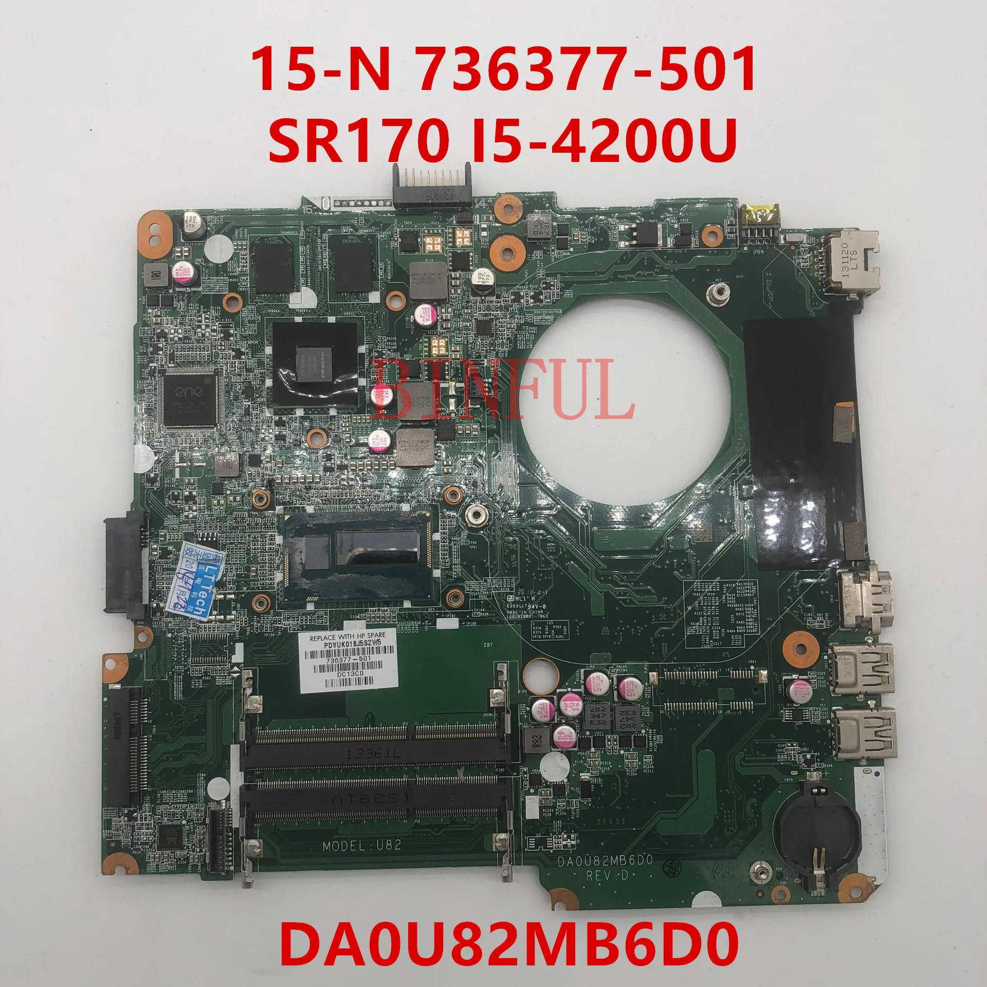 Бесплатная доставка Для serie 15-N005TX материнская плата для ноутбука 736377-501 732096-001