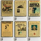 Плакат газеты Нью-Йорк Таймсвремя историисерия старых газет из крафт-бумаги коричневая настенная бумага ВИНТАЖНЫЙ ПЛАКАТ