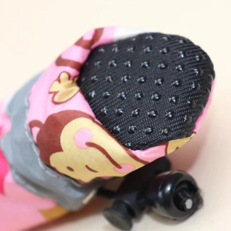 

4pcs/Set Winter Anti-slip Rain Snow Boots Footwear With Fleece Liner Waterproof Rain Boots Pet Shoes Chihuahua Yorkshire