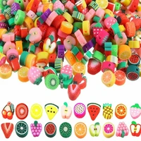 10pcspackage 10mm colorful mixed fruit spacer beads clothing jewelry making bracelets beaded diy crafts loose beads