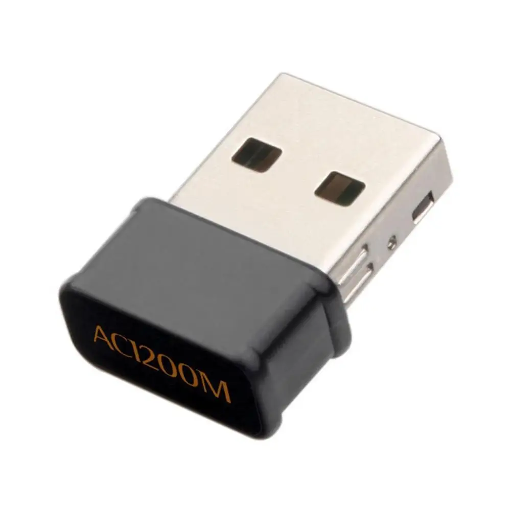 

2019 Mini Network Card For Windows Vista/XP/2000/7/8/10 2.4GHz 5.8GHz USB 1200 Mbps Wireless Adapter Desktop Laptop