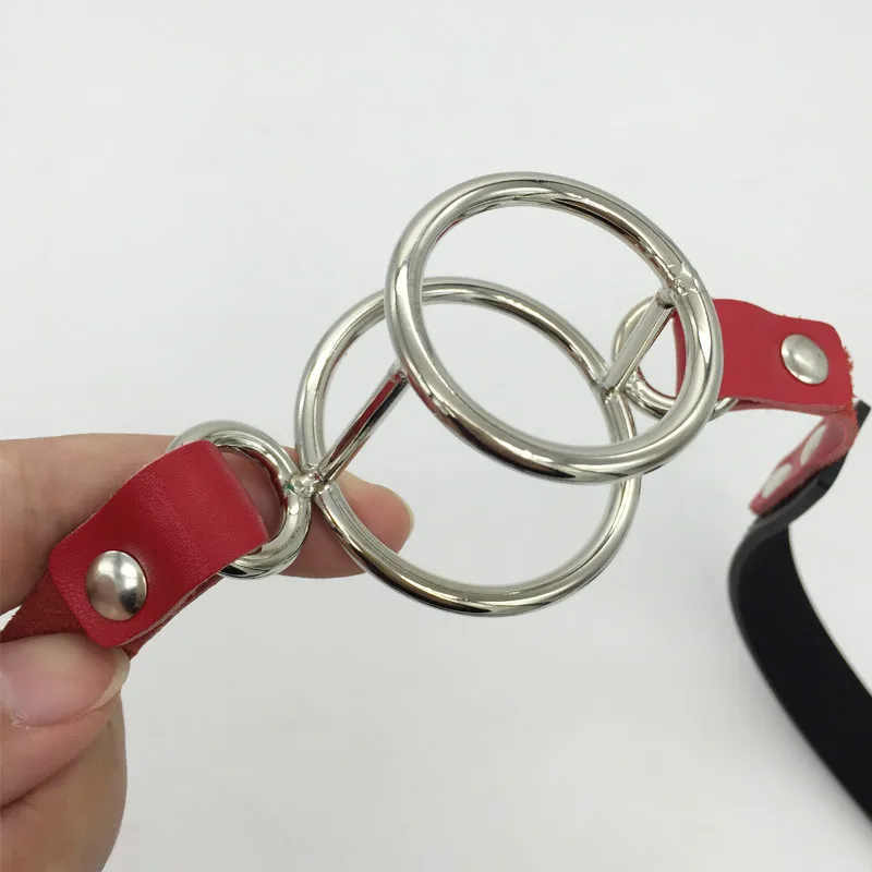 Sex Toys PU Leather Band Open Mouth Gag O 2 Ring for Women Bite Stuffed Adult Games Products | Красота и здоровье
