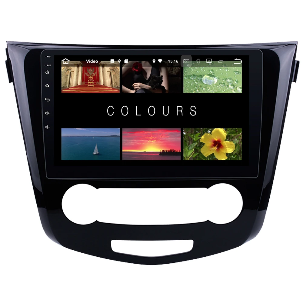 Автомагнитола RoverOne для Nissan Qashqai 2015 2016 с сенсорным экраном Android GPS Bluetooth Центральной