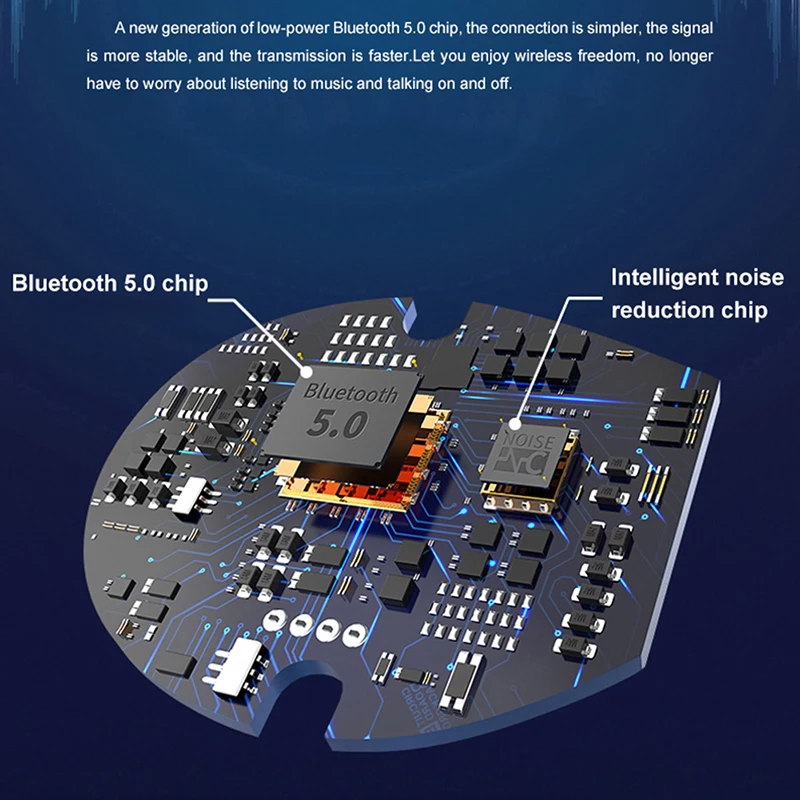 A10 наушники вкладыши TWS Bluetooth 5 0 Беспроводной бас стерео светодиодный цифровой