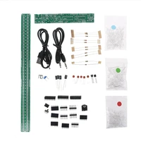 dc 3v 12v led sound audio spectrum analyzer level indicator kit diy electoronics soldering practice set