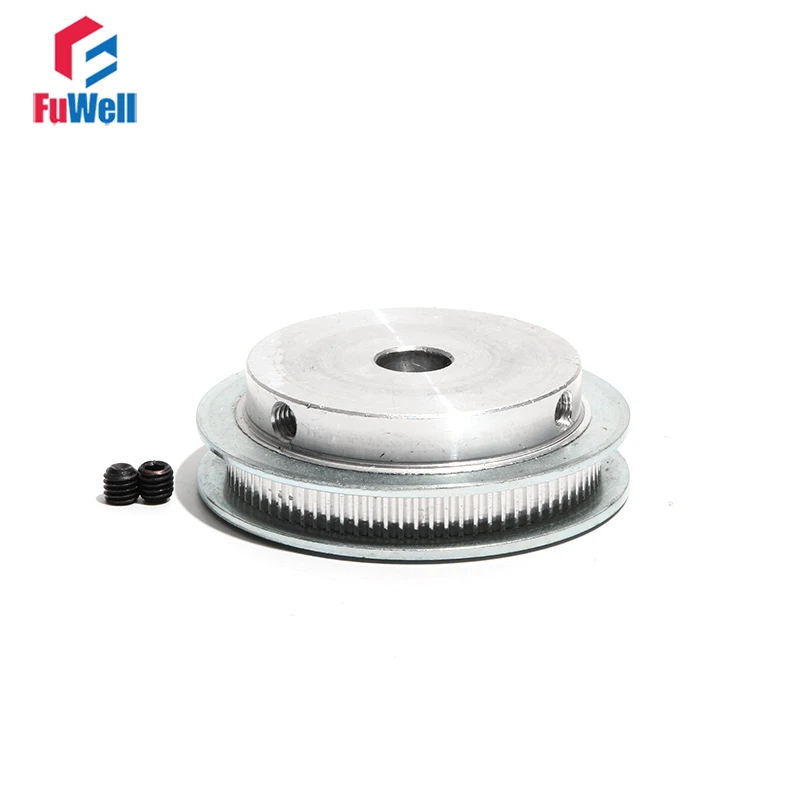 

S2M 75T Transmisson Belt Pulley Aluminum Alloy 7/11mm Belt Width Timing Pulley 5/6/8/10/20mm Bore S2M 75Teeth Synchronous Wheel