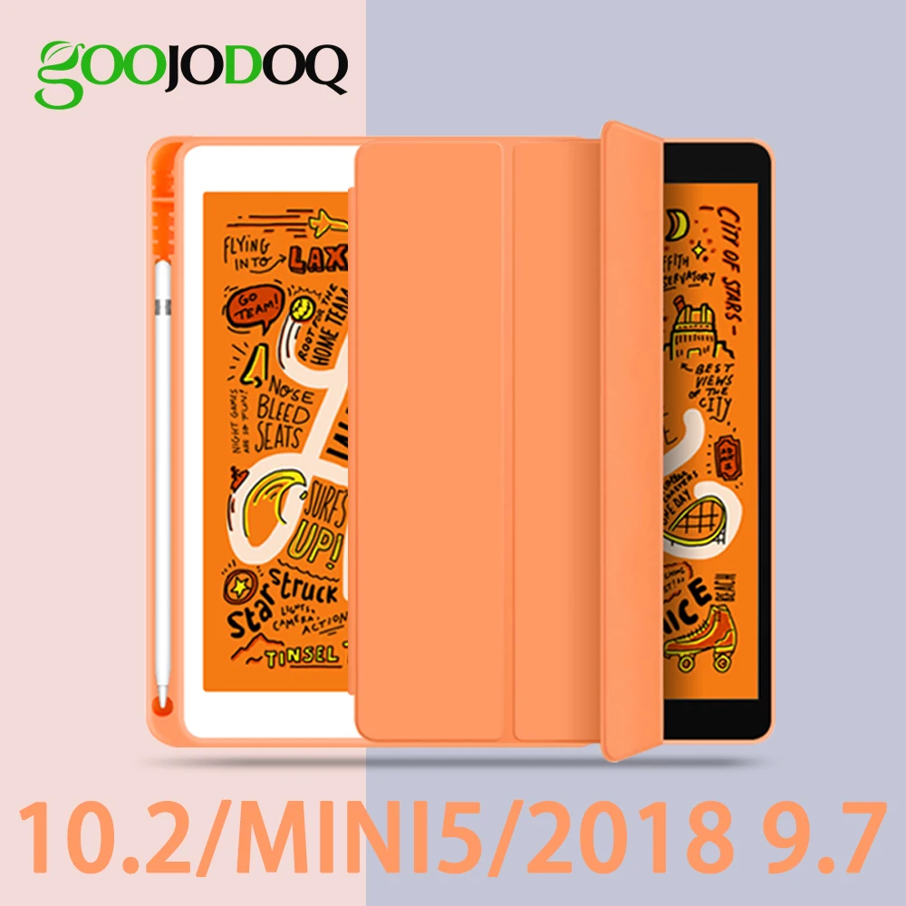 Для ipad чехол карандаш держатель Funda для ipad 6-го поколения для ipad Mini 5 ipad 10,2 / 9,7 чехол
