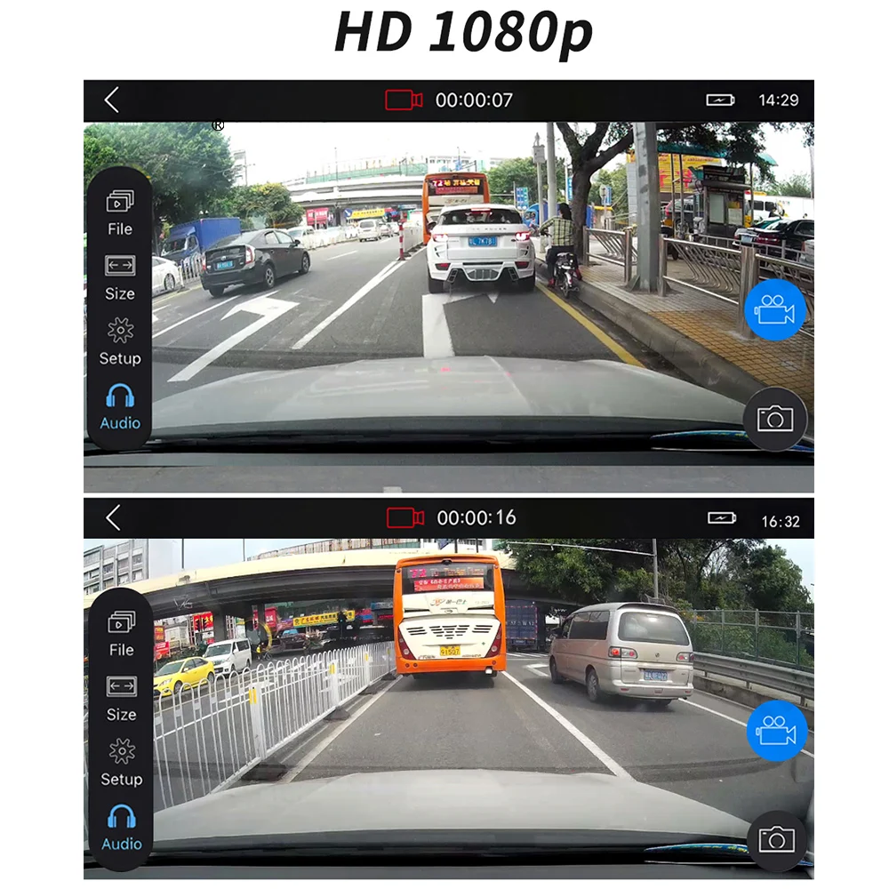 Автомобильный видеорегистратор Smartour с USB 1080P цифровой ночного видения для Android DVD