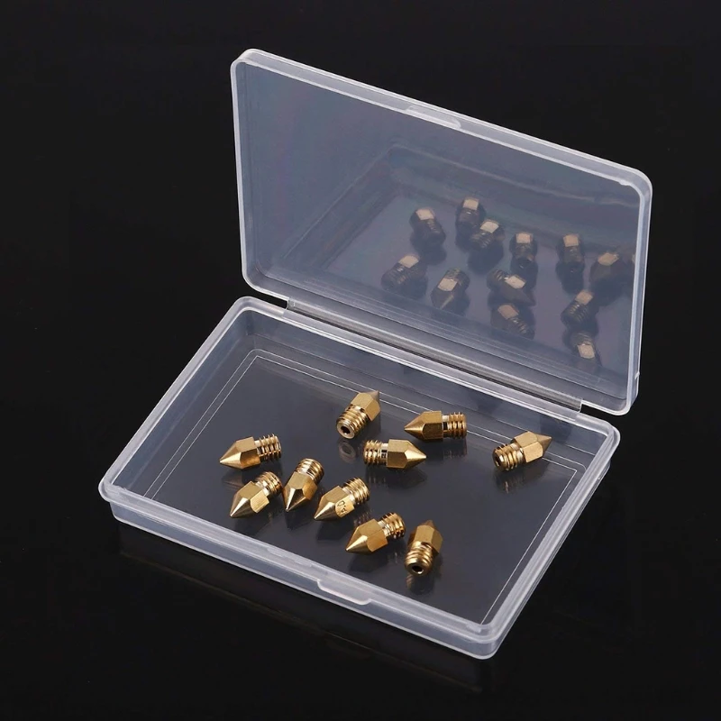 

24Pcs Mk8 Nozzles3D Printer Extruder Nozzles Hardened Brass Nozzle High Temperature Wear-Resistarnt Nozzle 0.4 mm