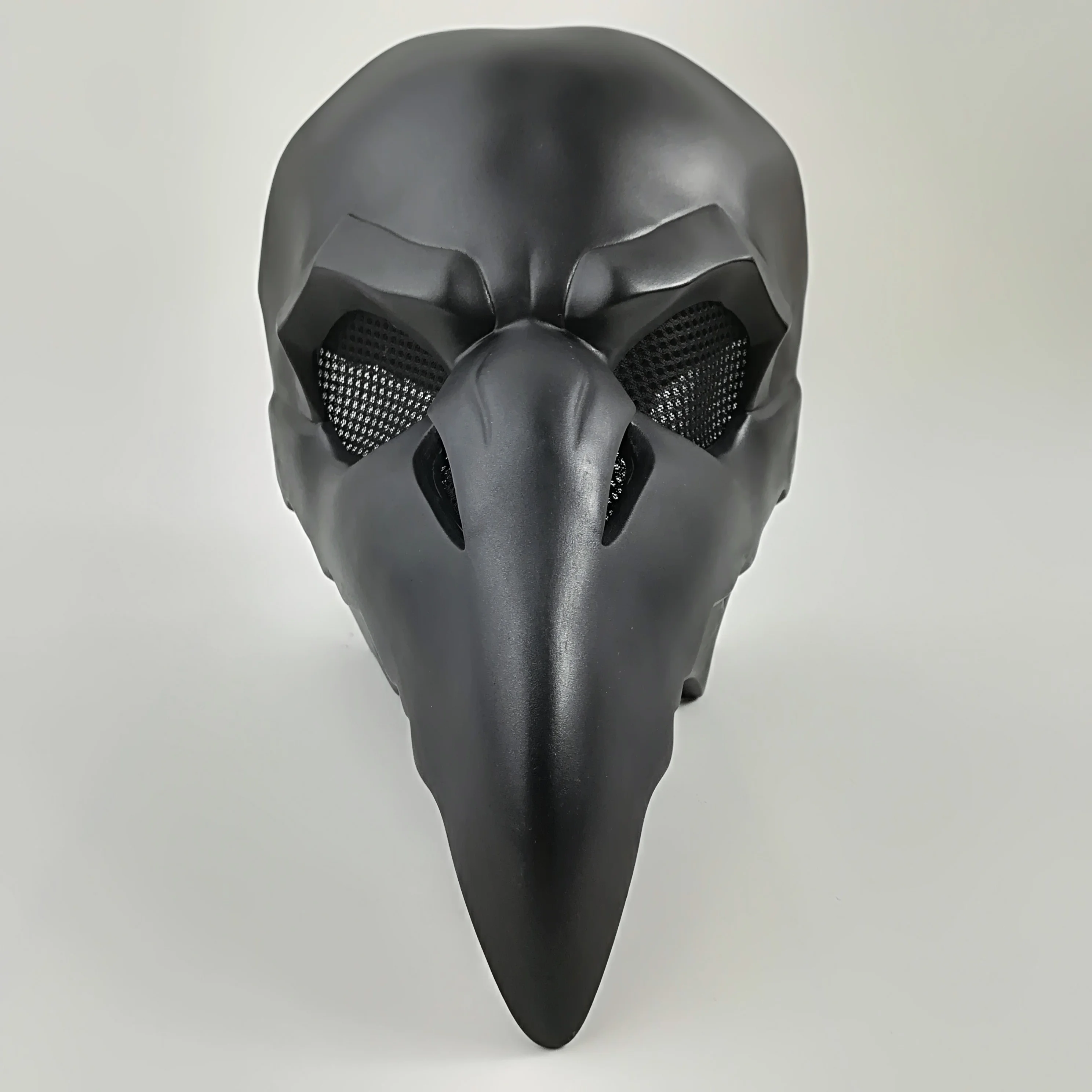 Крутая ПВХ маска OW в стиле панк ворона жнец Nevermore кожаные маски птицы длинный нос