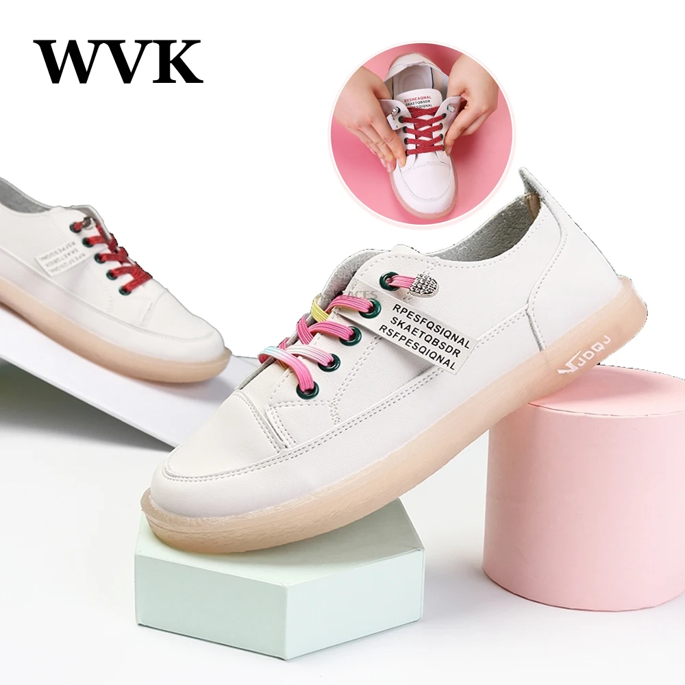 

2PCS No Tie Shoelaces Elastic Flat Candy colors Lazy Shoelace Diamond Shoes Lace Lock Kids Adult Unisex Sneakers Shoe Strings