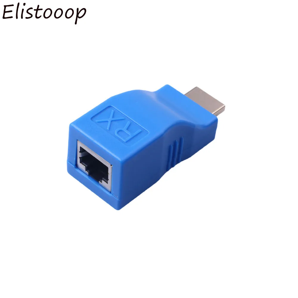 4K HDMI-совместимый удлинитель мини-порты RJ45 К HDMI-совместимому Over CAT 5e / 6 UTP LAN